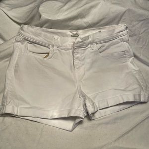 Old Navy white denim shorts